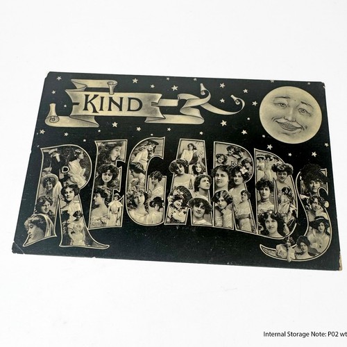 Vintage kind regards collage - vintage, "kind